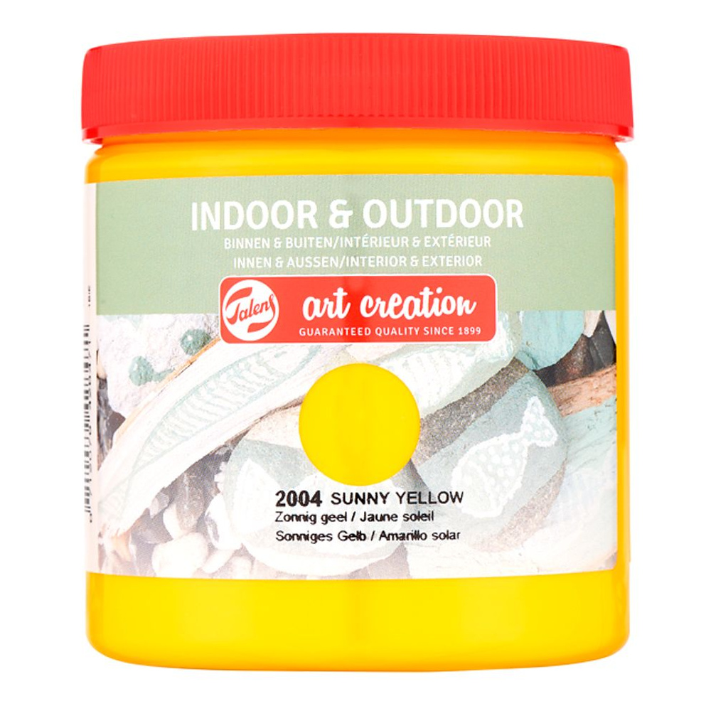Краски декоративные "INDOOR & OUTDOOR", 250 мл, 2004 желтый солнечный