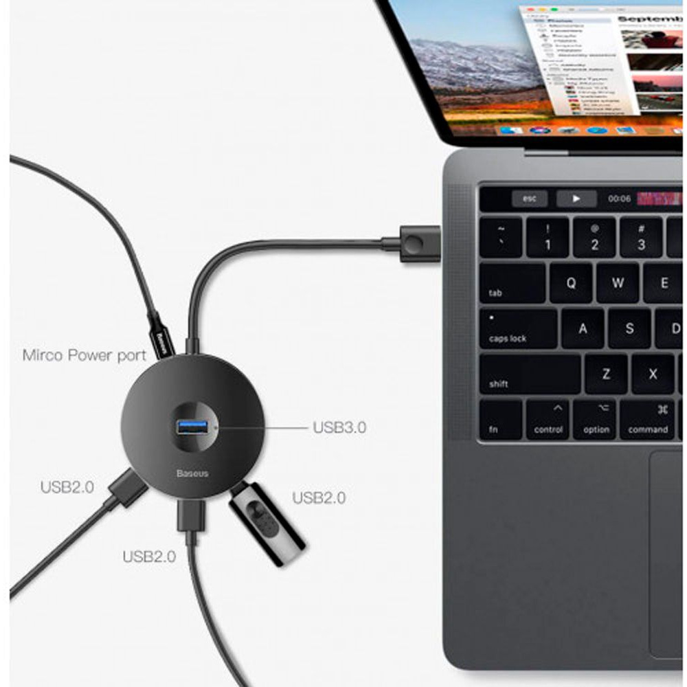 USB-хаб Baseus CAHUB-G01 - 4