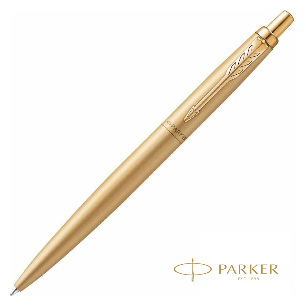 Ручка шариковая автоматическая Parker "Jotter Monochrome XL SE20", 1.0 мм, золотистый, стерж. синий