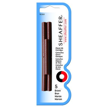 Патрон чернильный "Sheaffer", 38 мм, коричневый