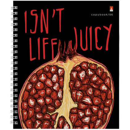 Тетрадь "Juicy life", А5+, 96 листов, клетка, ассорти - 4