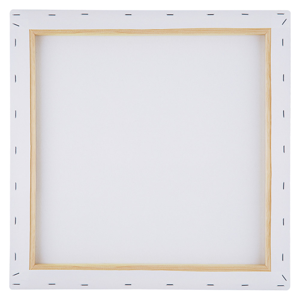 Холст на подрамнике "Студия", 30x30 см, хлопок, мелкое зерно - 4