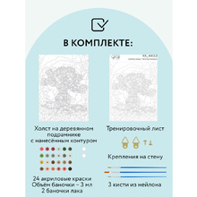 Картина по номерам "Красные тюльпаны"