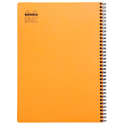 Блокнот "Rhodia", А4+, 80 листов, клетка, оранжевый - 3