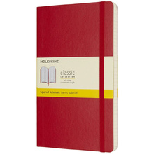 Блокнот "Classic Soft Large", А5, 96 листов, клетка, красный