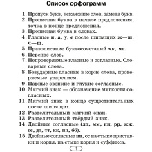Русский язык. 2-4 классы. Памятки для работы над ошибками, Артемьева Ю. Ю., Гапанович Л. П., Аверсэв