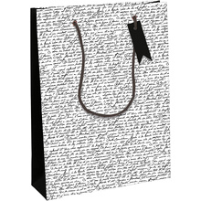 Пакет бумажный подарочный "Excellia. Baudelaire", 26.5x14x33 см