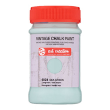 Краска декоративная "VINTAGE CHALK PAINT", 100 мл, 6024 морской зеленый