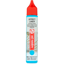 Контур декоративный "EFFECT LINER", 28 мл, 5024 бирюзовый синий