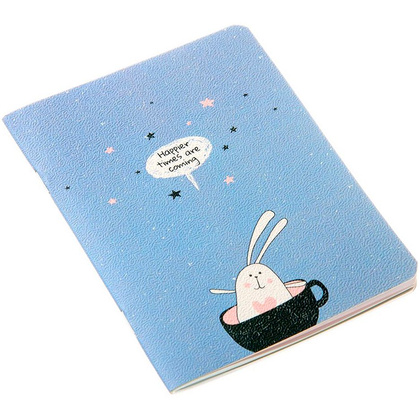 Блокнот "Bunny" (N2450), A6, 32 листа, клетка, синий - 2