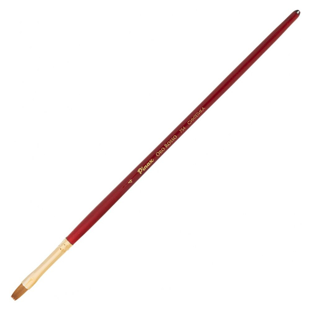 Кисть для рисования "Pinax ORO ROSSO", синтетика, плоская, №4