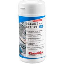 Салфетки чистящие для техники "Cleanlike" в тубе, 100 шт, спиртовые
