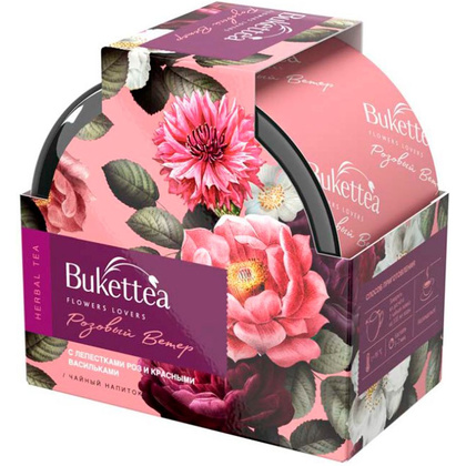 Чайный напиток "BuketTea Розовый ветер", 40 г