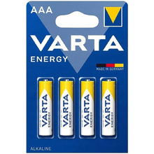 Батарейки алкалиновые "VARTA ENERGY LR03", 4 шт. 