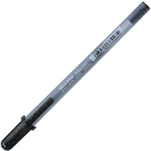 Ручка гелевая "Gelly Roll Metallic", 1.0 мм, прозрачный, стерж. черный