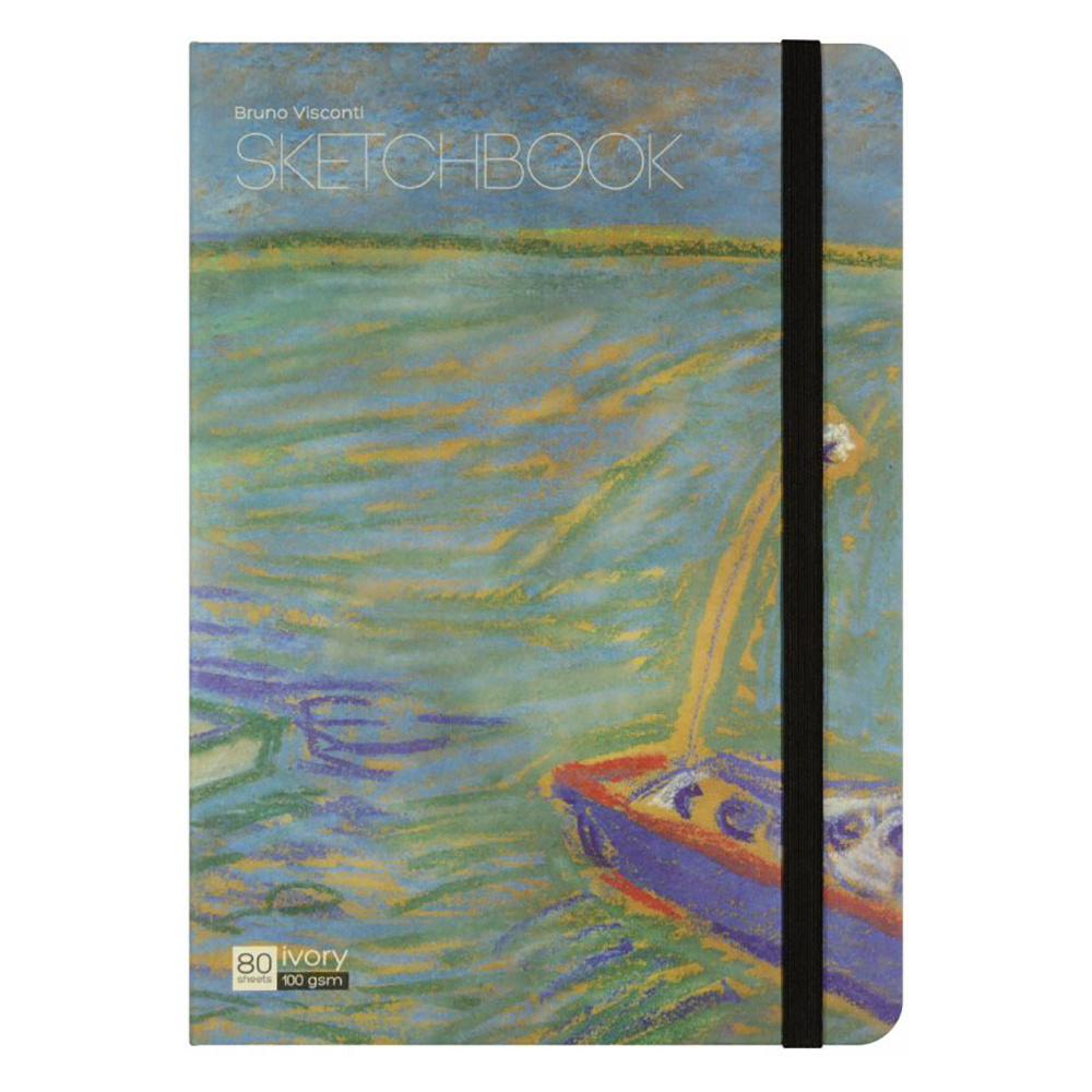 Скетчбук "Bruno Visconti", 17.9x25 см, 100 г/м2, 80 листов, ассорти - 7
