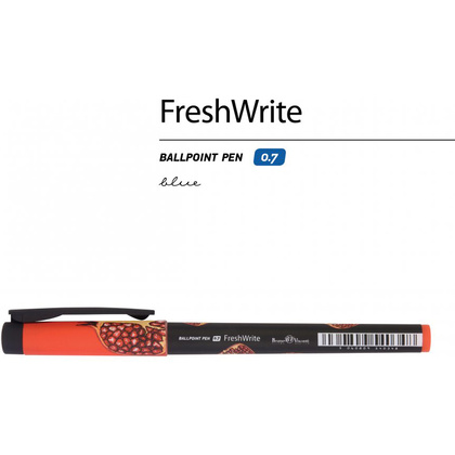 Ручка шариковая "FreshWrite. Гранат", 0.7 мм, черный, красный, стерж. синий - 2