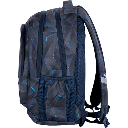 Рюкзак молодежный "Head 3D blue", чёрный - 6