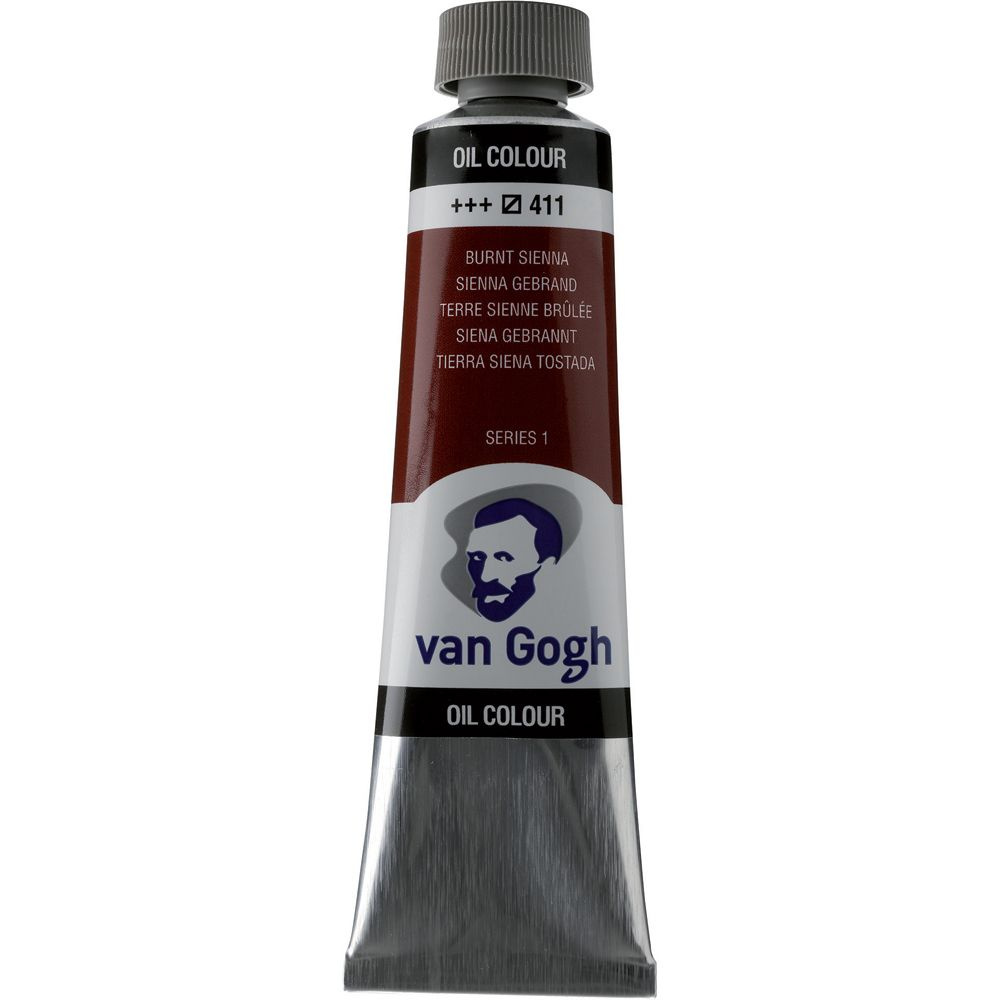 Краски масляные "Van Gogh", 411 сиена жжёная, 40 мл, туба