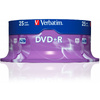 Диск Verbatim на шпинделе, DVD-R, 4.7 гб, круглый бокс, 25 шт - 2