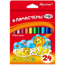 Фломастеры "Мультики", 24 шт
