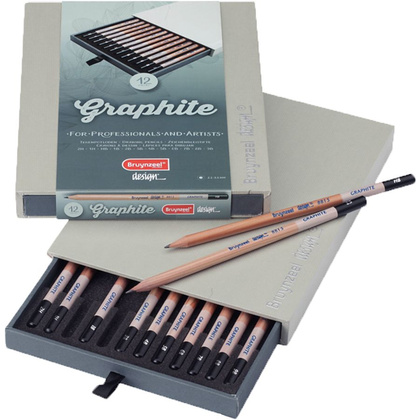 Набор карандашей чернографитных "Design graphite", 12 шт.