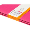 Блокнот "Cahier Journal Large", А5, 40 листов, линейка, 3 шт, розовый неон - 5