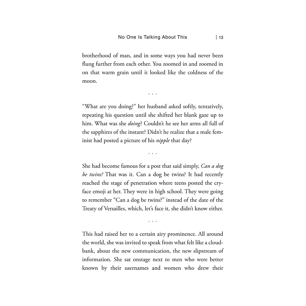 Книга на английском языке "No One Is Talking About This", Patricia Lockwood - 13