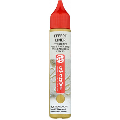 Контур декоративный "EFFECT LINER", 28 мл, 8526 оливковый жемчужный