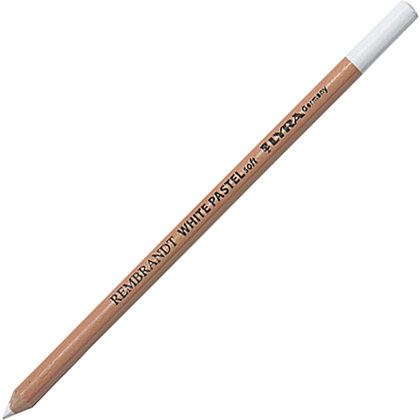 Карандаш цветной "Rembrandt White Pastel Soft", обезжиренный, 001 белый