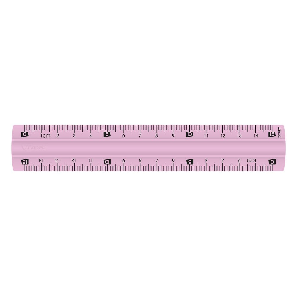 Линейка Maped "Unbreakable", 15 см, ассорти - 4