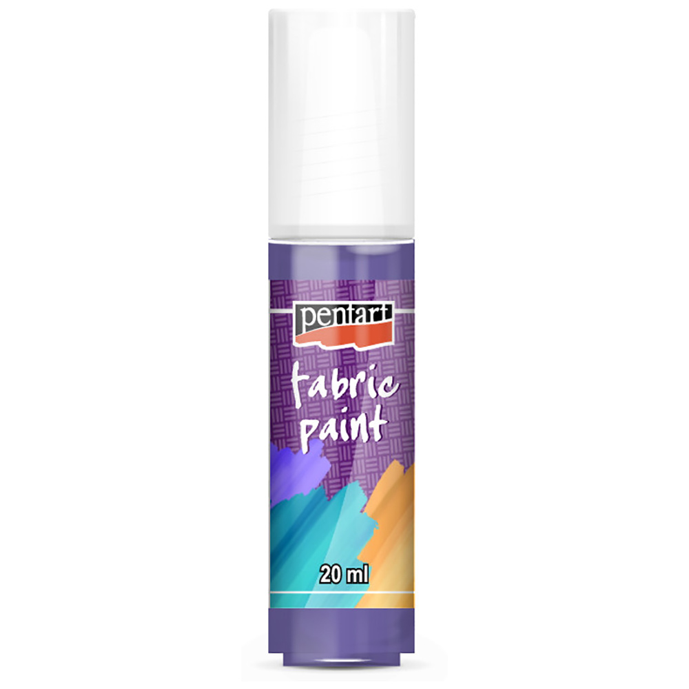 Краски для текстиля "Pentart Fabric paint", 20 мл, фиолетовый