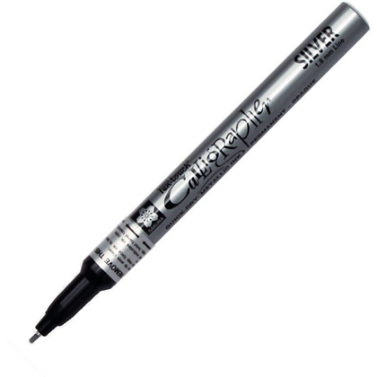 Маркер для каллиграфии "Pen-Touch", серебряный