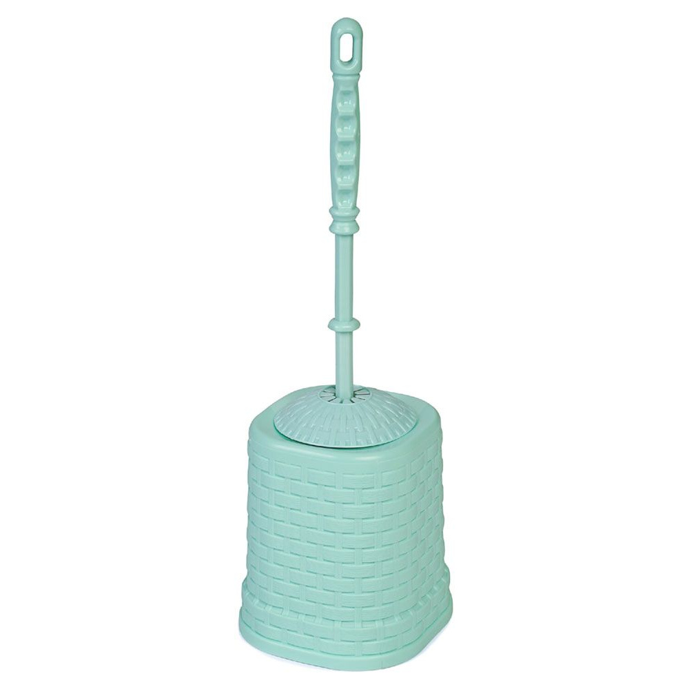 Комплект "WC WICKER" (ершик+подставка), ассорти