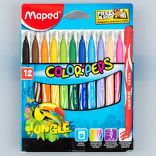 Фломастеры Maped "Jungle", 12 шт., -30%