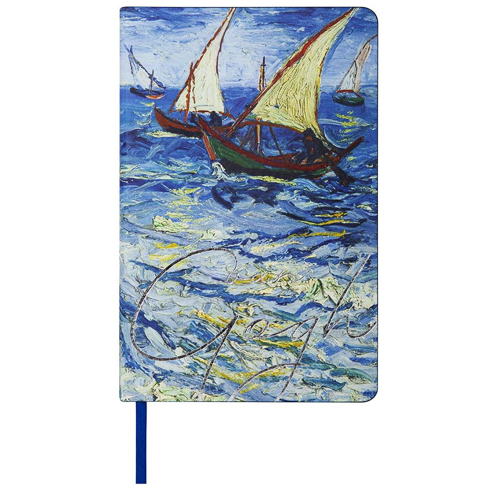 Ежедневник недатированный "Van Gogh", А5, 136 страниц, синий - 3