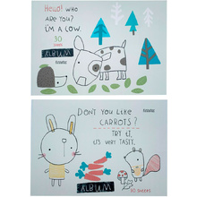 Альбом для рисования "Animals", A4, 30 листов, склейка