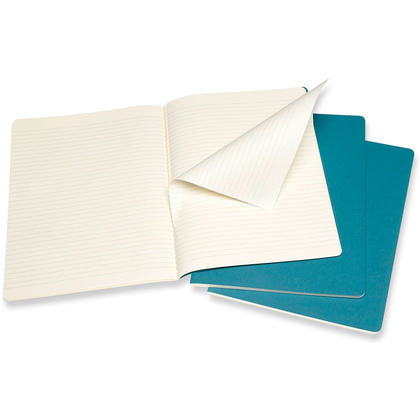 Блокнот "Cahier Journal Xlarge", А4, 190x250 мм, 60 л, 3 шт, голубой - 2