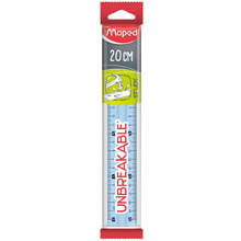 Линейка Maped "Unbreakable", 20 см, ассорти