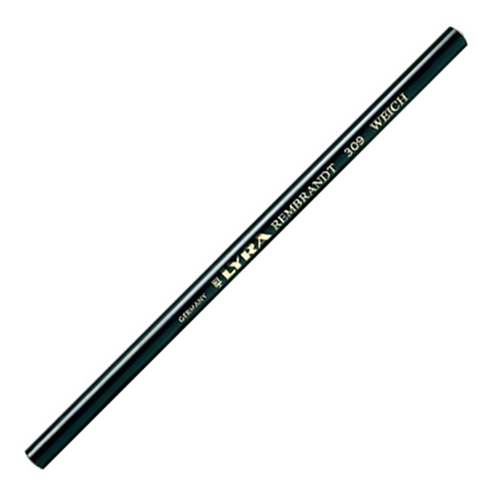 Карандаш карбоновый "Rembrandt Carbon", средней твердости, HВ, черный