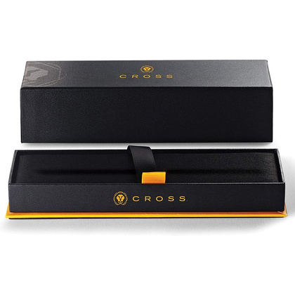 Ручка перьевая "Cross Classic Century Black Lacquer", M, черный, серебристый, патрон черный - 5