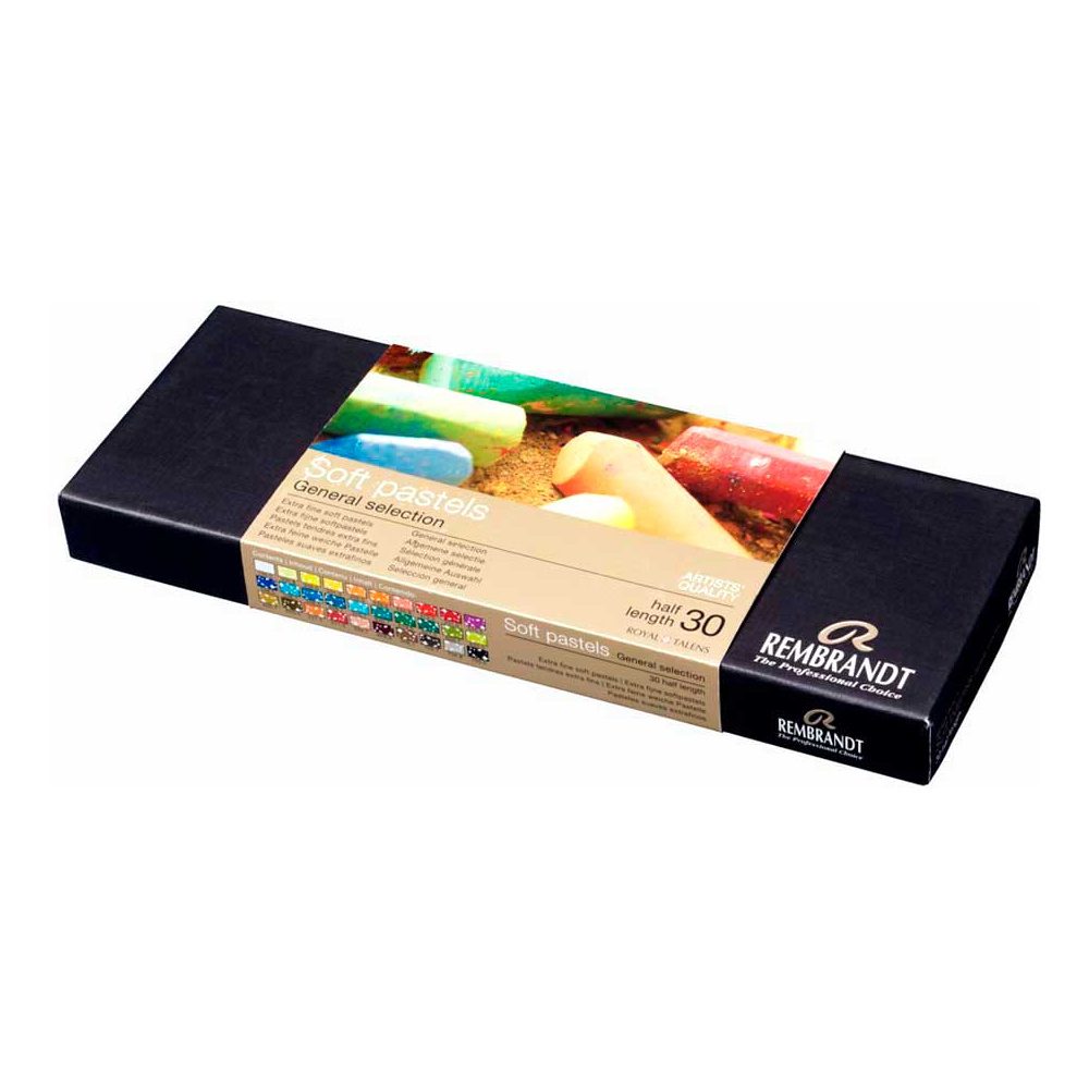 Набор мягкой пастели "Rembrandt Half Pastel" базовый, 30 цветов - 2