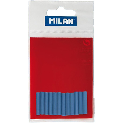 Ластик сменный для ручки "Milan", 12 шт, синий