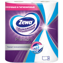 Полотенца бумажные Zewa, 1*2 рул. Премиум