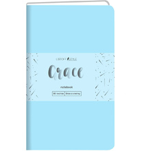 Книга записная "Grace. Лазурный", А5, 80 листов, клетка, голубой