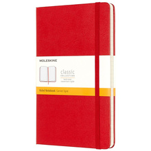 Блокнот "Classic Large", А5, 120 листов, линейка, красный