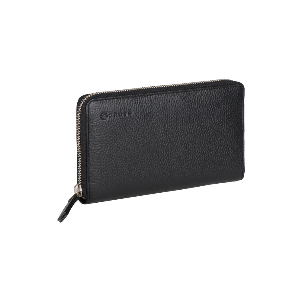 Кошелек "Classics Black", кожа, черный - 2