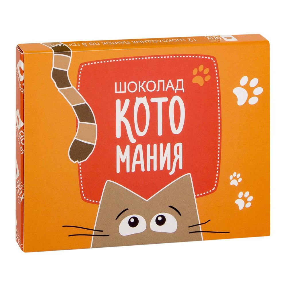 Шоколад молочный "Котомания", 60 г