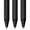 Ручка шариковая "DoubleBlack", 0,7 мм, черный, стерж. синий - 2