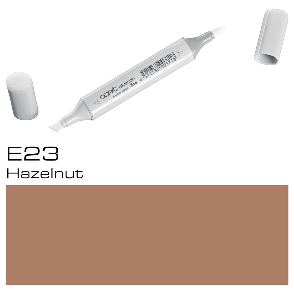 Маркер перманентный "Copic Sketch", E-23 лесной орех